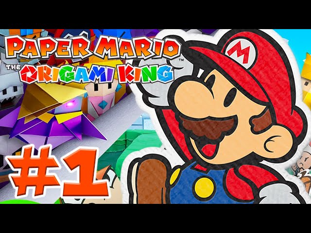 Paper Mario: The Origami King - Gameplay Walkthrough - Intro Part 1