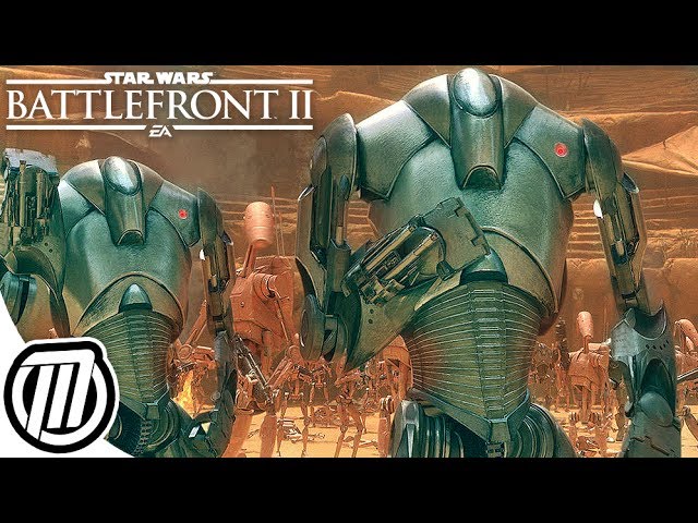 Star Wars Battlefront 2: B2 SUPER BATTLE DROID | Clone Wars Gameplay