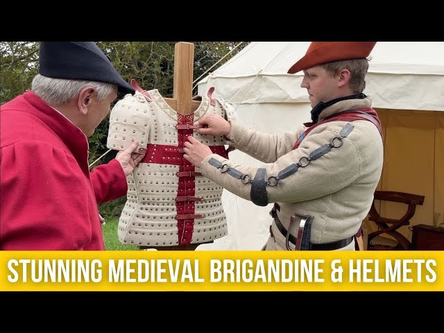 Stunning 15th Century Brigandine & Helmets