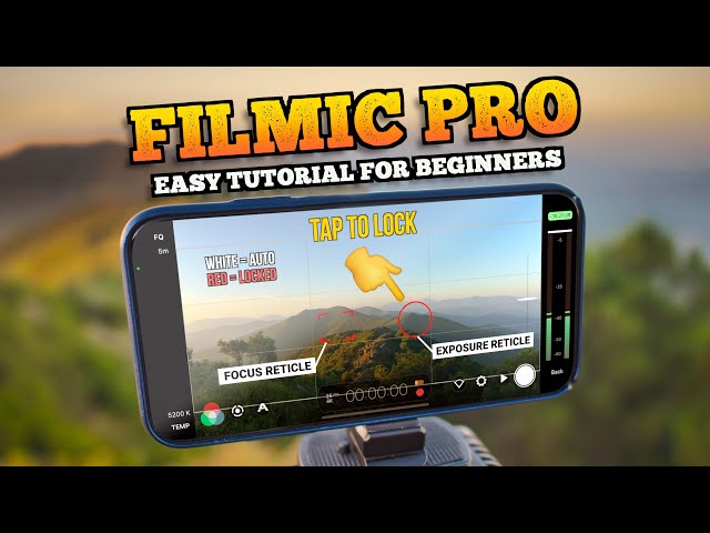 FILMIC PRO TUTORIAL FOR BEGINNERS // PRO SMARTPHONE VIDEO SETTINGS MADE EASY!
