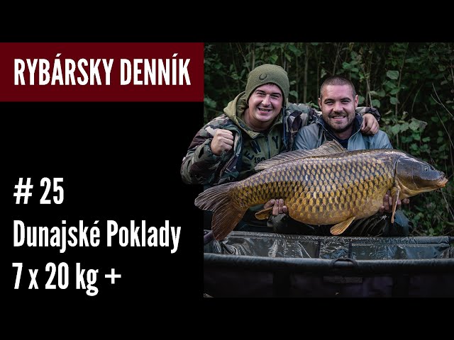 Dunajské Poklady 7x 20kg + │ Rybársky Denník Jakuba Fabiana #25