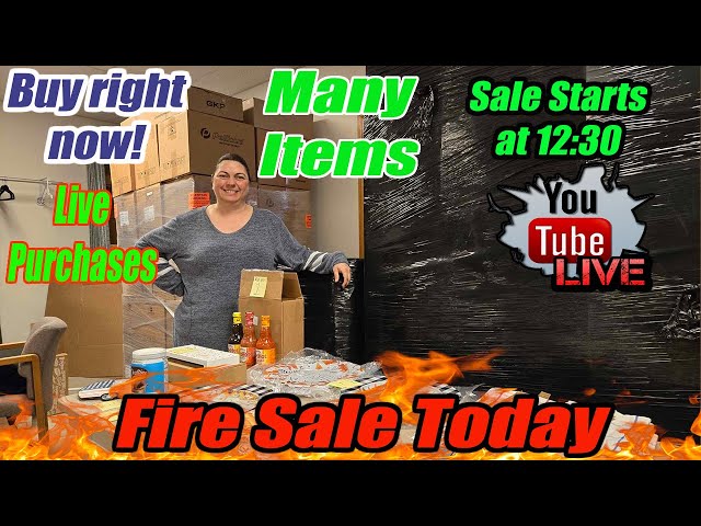 Live Fire Sale! Candy, Home decor, Swimsuits, Clothing, Mystery boxes and much more!