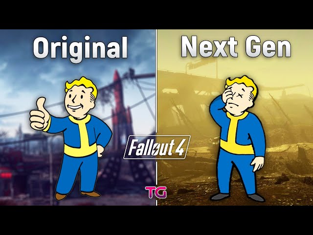Fallout 4 Next-Gen Update vs Original - Comparison