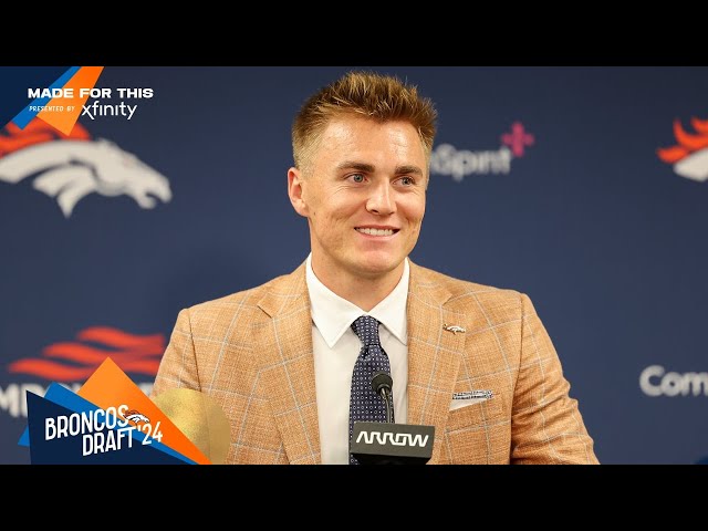 QB Bo Nix on joining the Broncos: 'It was a great fit for me'