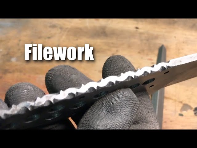 Knife making #66 - Filework - part 2
