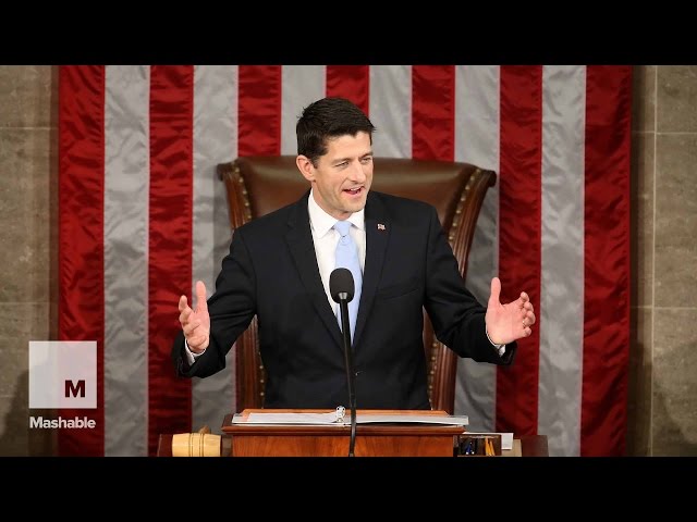 Paul Ryan is Elected House Speaker | Mashable News
