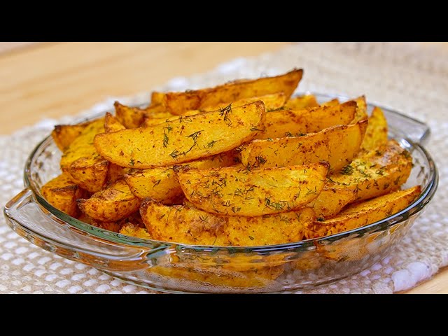 Country style potatoes are tastier than meat! A simple and delicious recipe!