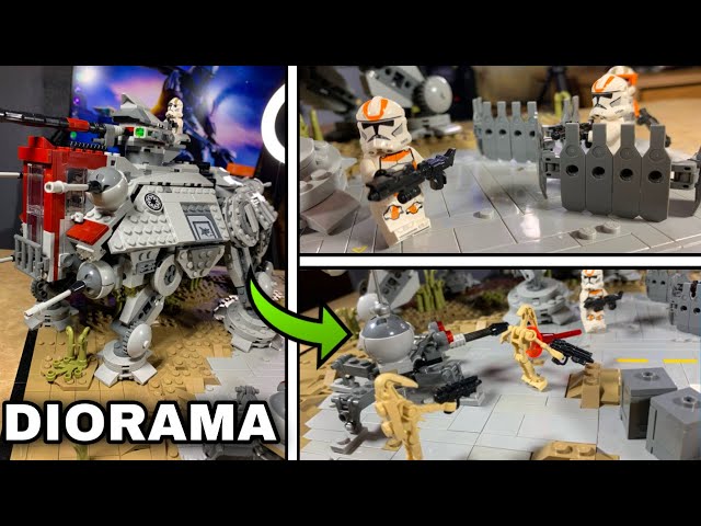 I Built a LEGO Diorama MOC for the 2022 LEGO Star Wars At-Te Set