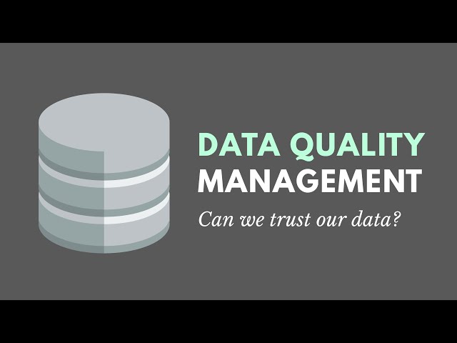 Introduction to Data Quality Management