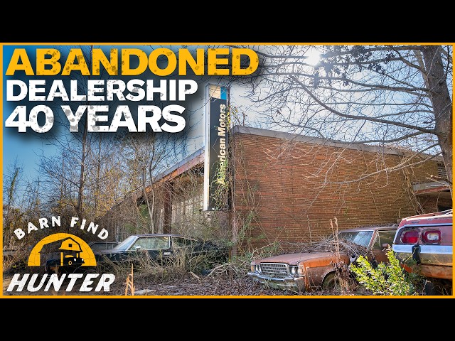 Dealership Abandoned 40yrs Ago Collier Motors AMC Private Tour | Barn Find Hunter