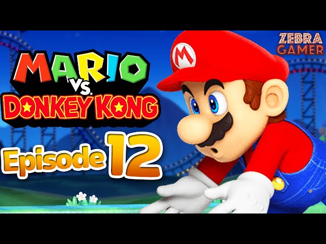 Mario vs. Donkey Kong Gameplay Walkthrough Part 12 - World 4+! Merry Mini-Land Plus!