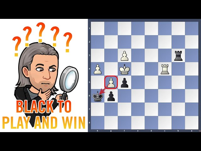 Find the draw! Chess puzzle of the week - Black to play and draw #shorts