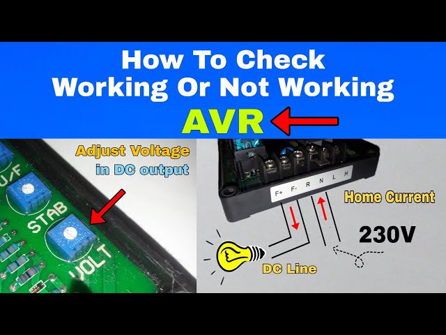 How to check working or not working avr | Power Genarator AVR checking | AVR | Power Genarator