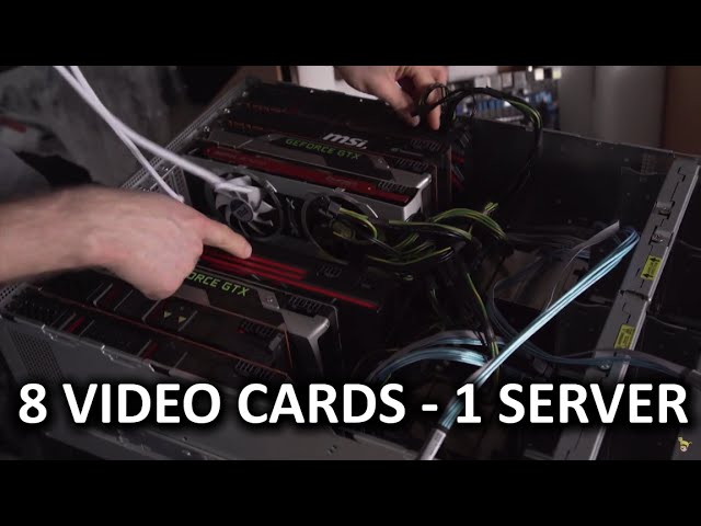 $4,000 Server Chassis Holds 8 DUAL SLOT VIDEO CARDS! - HOLY $H!T