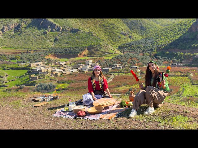 Cooking a simple recipe in a mountain village | cooking village