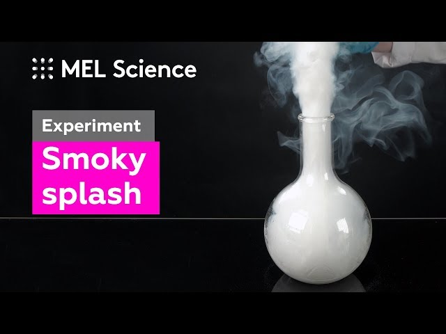 How to make smoke without fire ("Smoky Splash" experiment)