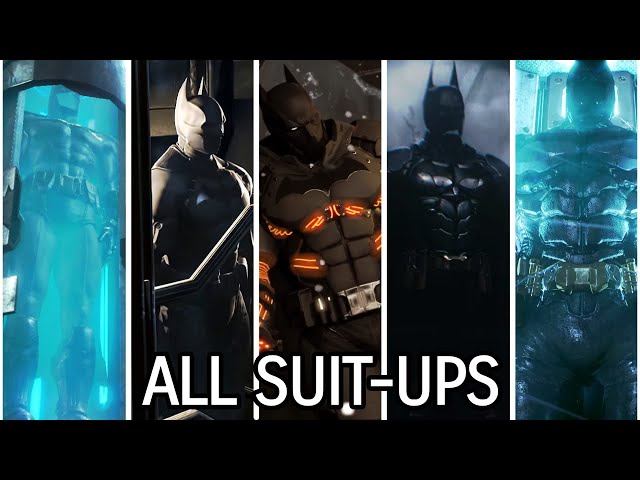 Evolution of All Batman Arkham Suit Up Scenes (2011-2016)