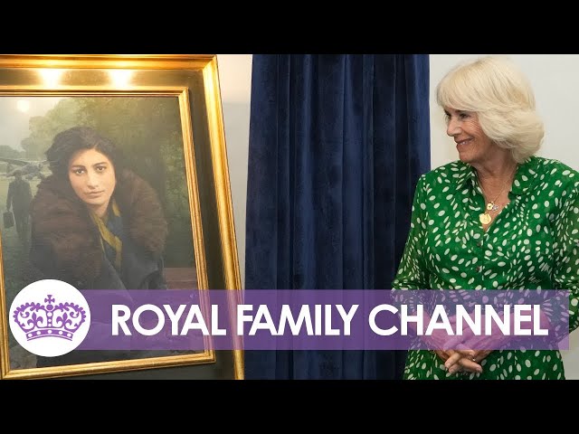 The Queen Unveils Heroic World War II Secret Agent Portrait at Royal Air Force Club