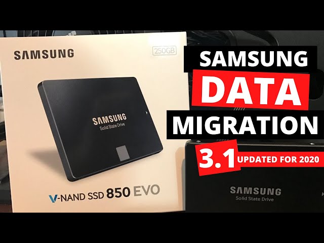 How to Use Samsung's Data Migration Software | HDD to SSD OS and Data Migration