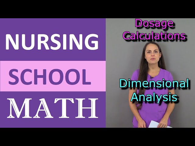 Dosage Calculation Problem: Nursing School #Shorts