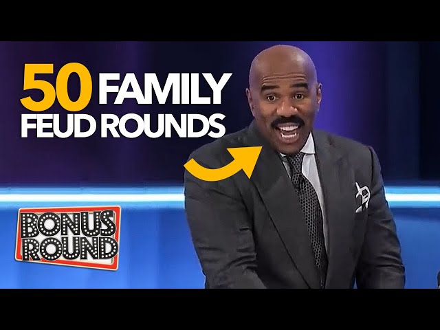 50 Family Feud Questions & Answers With Steve Harvey