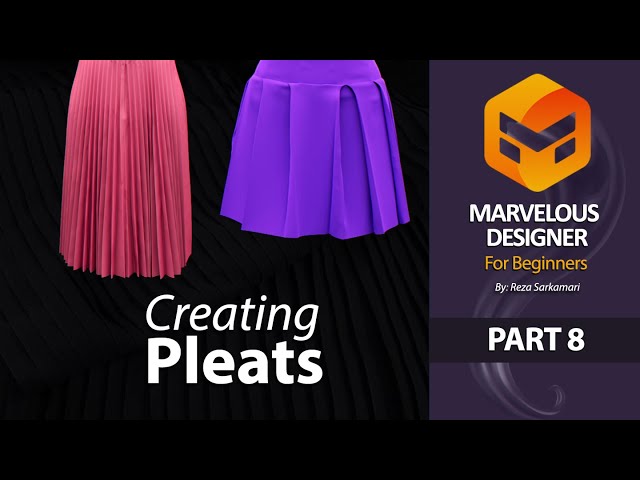 Marvelous Designer: Creating Pleats