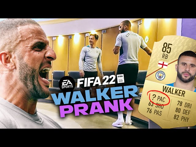 WHO'S PUT THAT ON MY PACE!? | KYLE WALKER FIFA22 PRANK | MAN CITY