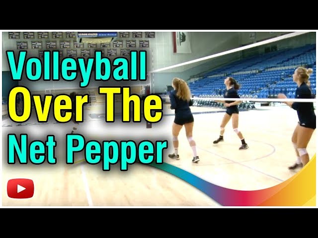 Inside Volleyball Practice: Small Group Training Sessions Over The Net Pepper  Coach Ashlie Hain