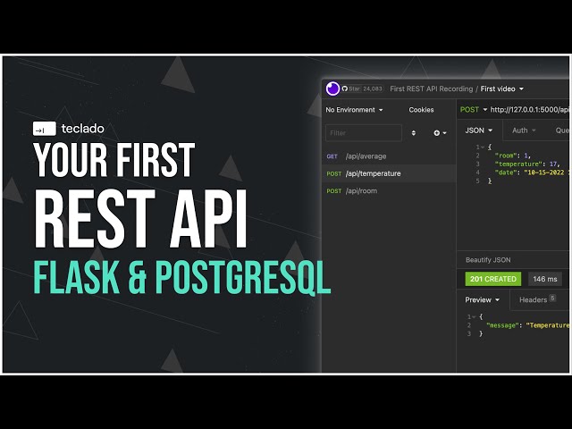 Build your first REST API with Flask and PostgreSQL