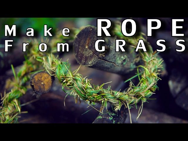 How To Make Rope From Grass [Easy Method] - NightHawkInLight