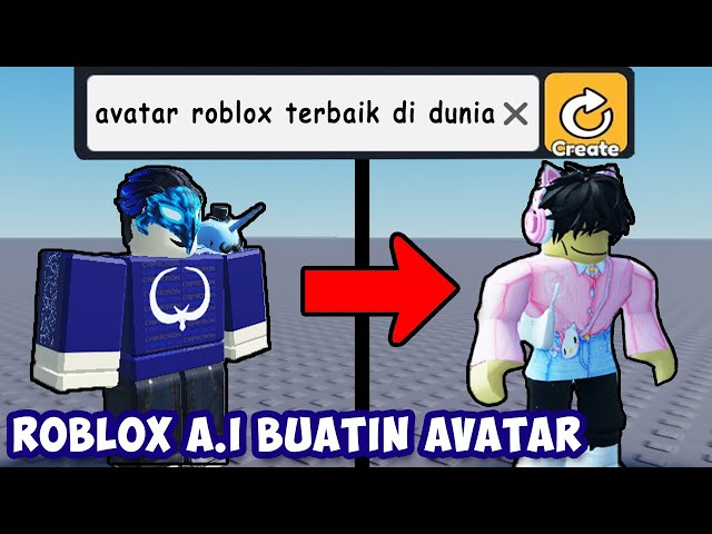 AVATAR ROBLOX DIBUATIN SAMA A.I ? | Roblox A.I Indonesia