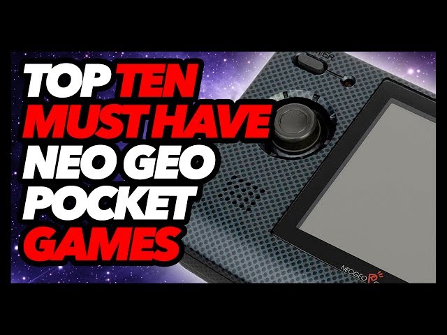 Top Ten Must Have Neo Geo Pocket Color Games