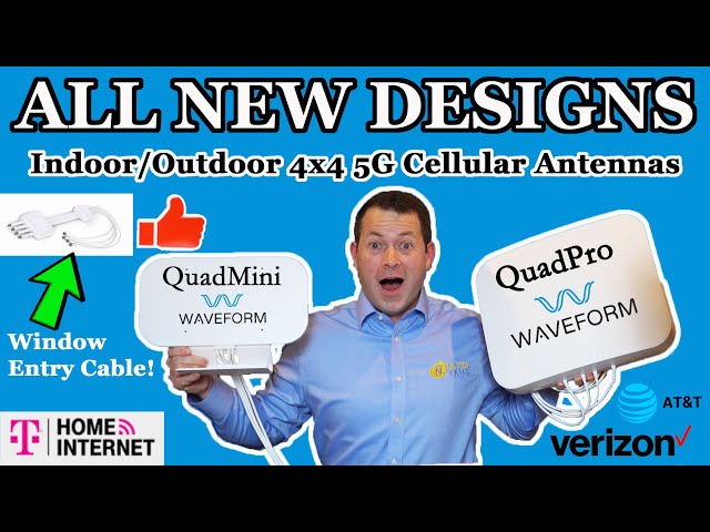 ✅All New! Waveform Re-Invents The 5G Antenna! - T-Mobile AT&T Verizon- 4x4 MIMO Indoor/Outdoor MIMO