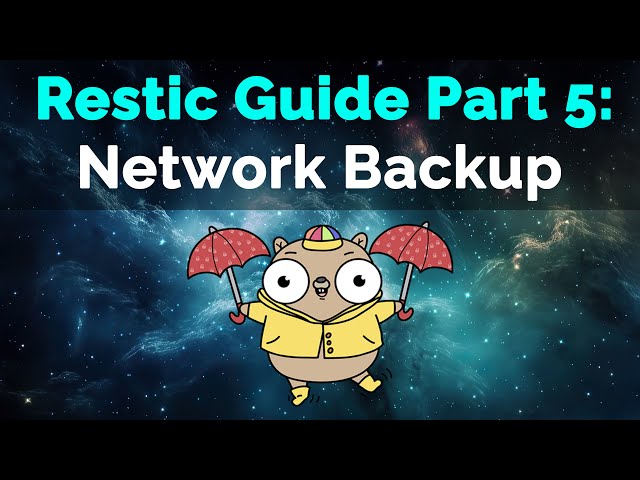 Restic Guide Part 5: Network Backup