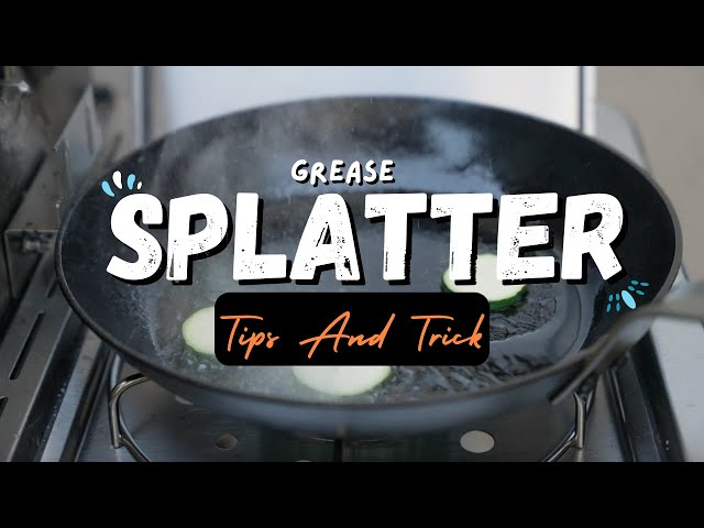 How To Prevent Cooking Splatter