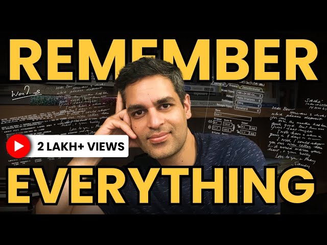 TRAIN your MIND to REMEMBER everything YOU READ! | Productivity hacks 2023 | Ankur Warikoo Hindi