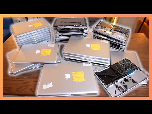 I bought a huge PILE of 32 MacBooks for cheap. Can I fix them? [Part 1]