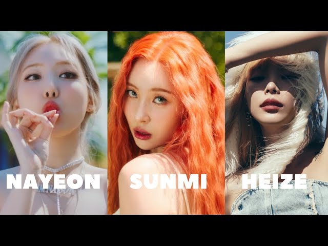 NAYEON(나연) | SUNMI(선미) | HEIZE(헤이즈) Best Songs Playlist