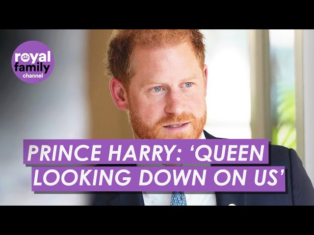 The Queen Is 'Looking Down On Us All' Says Prince Harry
