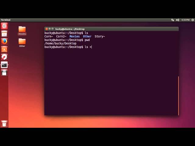 Linux Tutorial for Beginners - 7 - Saving Results to a File
