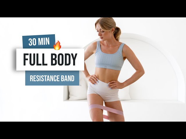 30 MIN FULL BODY Workout - Feel the Burn 🔥 (Intermediate) with Mini Resistance Band