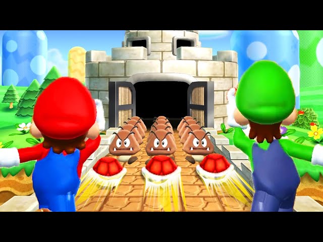 Mario Party 9 – All Very Hard Minigames – Mario vs Luigi