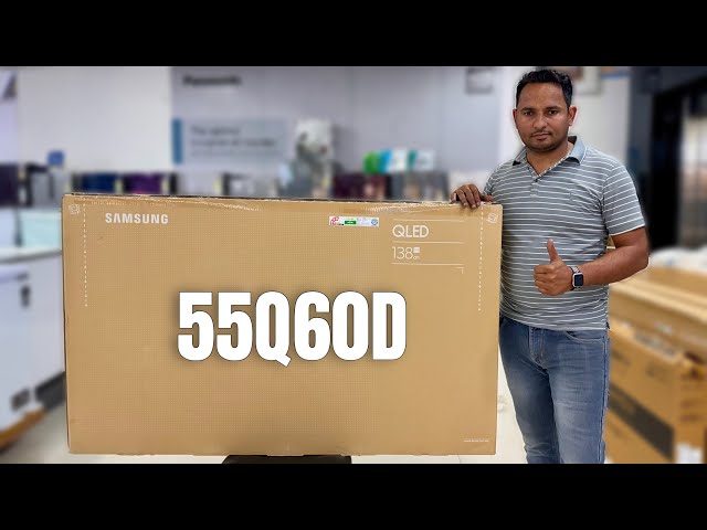 Samsung's New 55 Inch QLED 4K Smart TV 2024 55Q60D | Demo Details and Review
