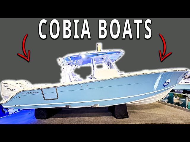 Cobia Boats Are Looking NICE! 2024 Miami Boat Show