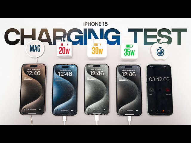 iPhone 15 Battery Charge Test: Secret Faster Charging? Shocking Results!