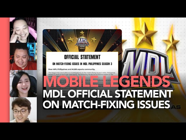 MDL Response on the Match Fixing! TNC Z4 Jiee, RSG El Ganador Nyija and Aeris Involved? (Part 4)