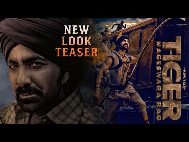 TIGER NAGESHWAR RAO New look teaser | Ravi Teja, tiger nageshwar rao new promo