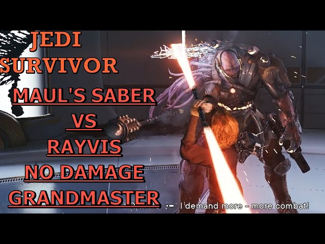 Rayvis Double-bladed Saber Only | No Damage, Grandmaster | Star Wars: Jedi Survivor
