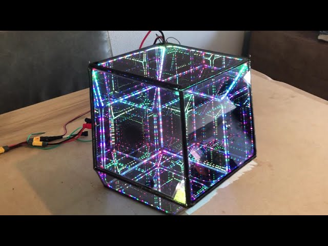 Infinity mirror rhombic dodecahedron 1020 ws2812-c 2020 leds