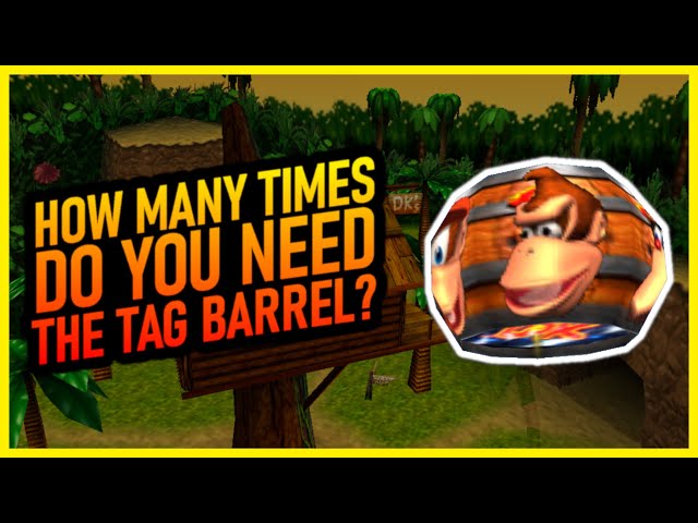 Beating Donkey Kong 64 with as Few Tags as Possible